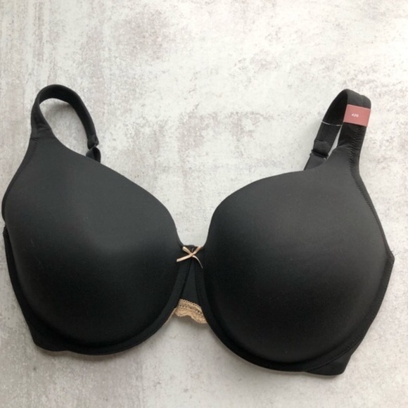 Cacique Lightly Lined Full Coverage Black Size 42G NWOT - Picture 10 of 10